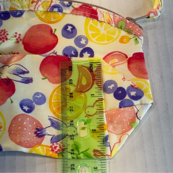 🍓 🆕 Brighton Zippered Fruit & Bird Wristlet Pouch – Fresh & Fun! 🆕 - Picture 4 of 15